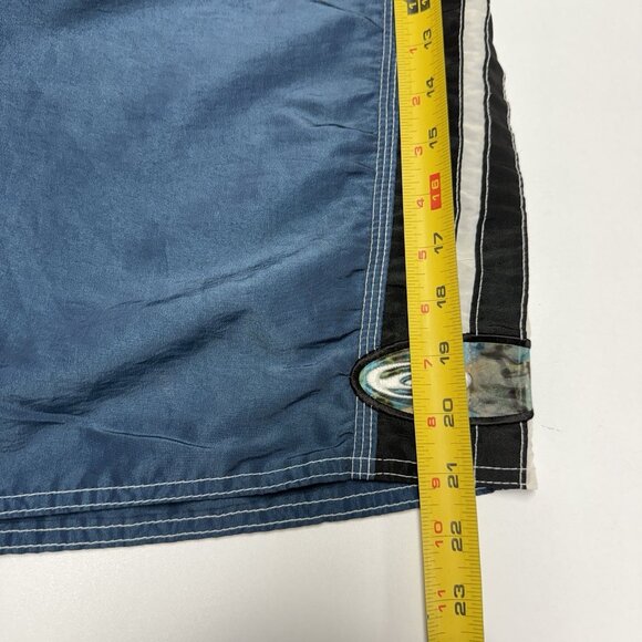 Vintage Quiksilver Board Shorts Swim Trunks Mens 38 Blue Y2K 90s - Picture 11 of 11